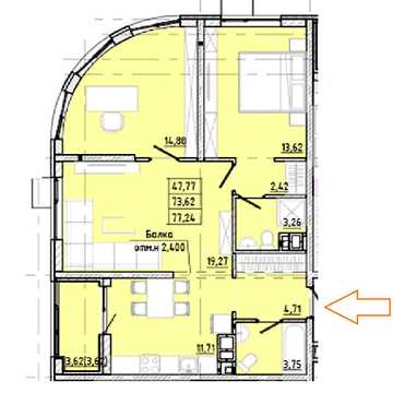 Продаж 3к Квартира Івана Франка вулиця ЖК Modern