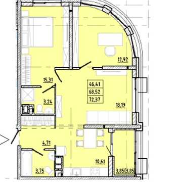 Продаж 3к Квартира Івана Франка вулиця ЖК Modern