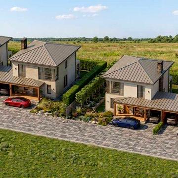 Продаж індивідуальних сучасних котеджів 129м2