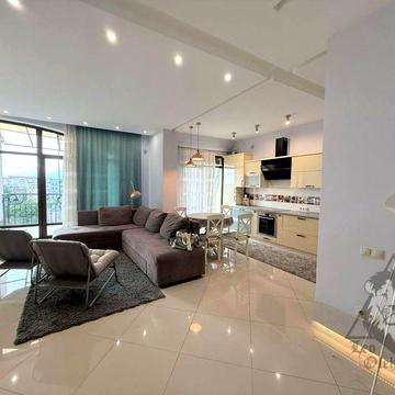 Оренда СУЧАСНОЇ 3-кім кв. 140m² по вул. Г. Квітки - Основʼяненка 26А. + ДВІ ТЕРАСИ 30m².  Бічна вул Шевченка. Біля ЖК "Семицвіт" та "Велика Британія"