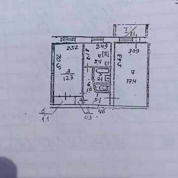 2 кім З ГАЗОМ середній поверх район НЕЗАЛЕЖНОСТІ (ТИТОВА) (720598)
