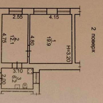Продам 2 комн.квартиру на 2 ст.Большого Фонтана