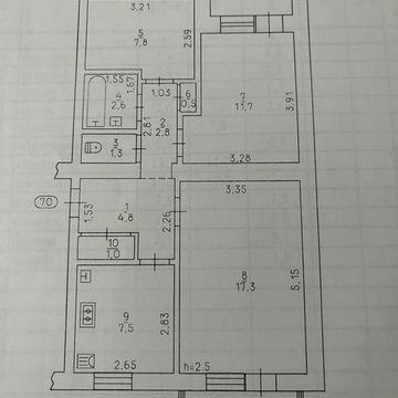 Продам 3-х кімнатну кв. М.Корсунь, мікрорайон