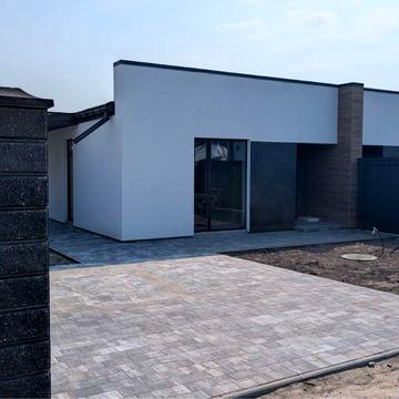 Сучасний дуплекс у Зазим’ї | 72 м² | 3 сотки | Тераса 20 м²