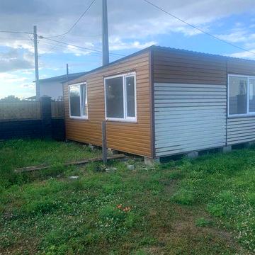 Дом модульний з металевим каркасом 6x6