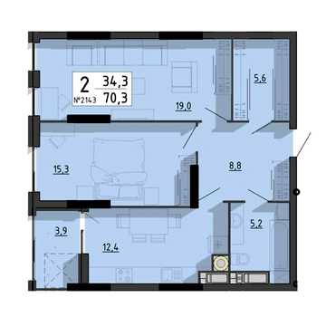 Продаж 2к Квартира Білецька вулиця ЖК SvitLand Residences