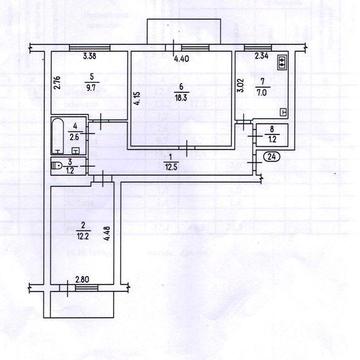 3 кімнатна квартира, тихий центр. Михайла Грушевського