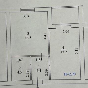Продам 1-комнатную квартиру Жк Сказка ЖК Сказка