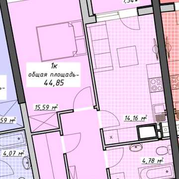 Продаж 1к Квартира Курортний провулок ЖК Атмосфера
