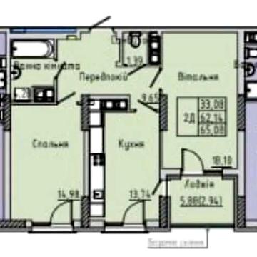 Продаж 2к квартира, ЖК Manhttan UP(Соната) ЖК Manhattan UP (Cоната)