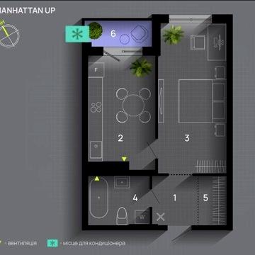 Продаю 1-кімнатну квартиру в ЖК Manhattan up з власним басейном на даху! ЖК Manhattan up