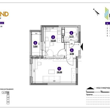 Продаж 1 кімнатної квартири в ЖК Okland, Соломянська, Севастопольска площа, Повітрофлотський ЖК Okland