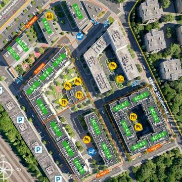 Продаж 2к квартири 61.8 кв. м на вул. Залізнична 9Г ЖК Шенген