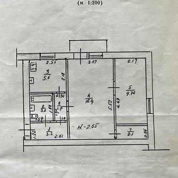 2х кімнатна квартира біля ЗД ринку