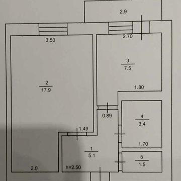 `Продам 1 кімнатну квартиру, Власівка