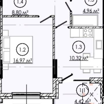 Продаж 1 кім квартири, центр ЖК City