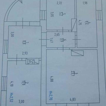 Продається будинок 64 м2 з господарськими будівлями, 40 сот. землі