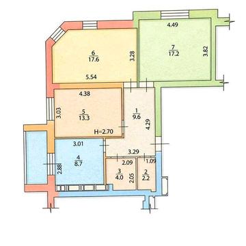 Продажа 3-к. квартиры, Лисаветинская ул., 1А, Левада ЖК «Левада»