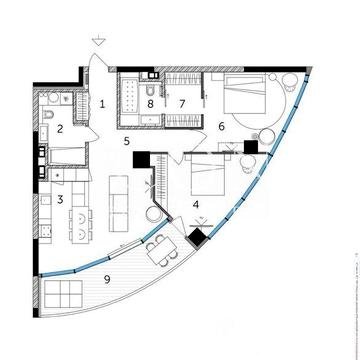 Продаж 2-кімнатної квартири в преміальному Taryan Towers ЖК Taryan Towers