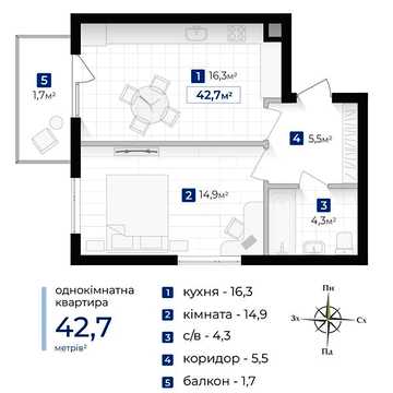 Продаж 1к Квартира Левинського І. вулиця