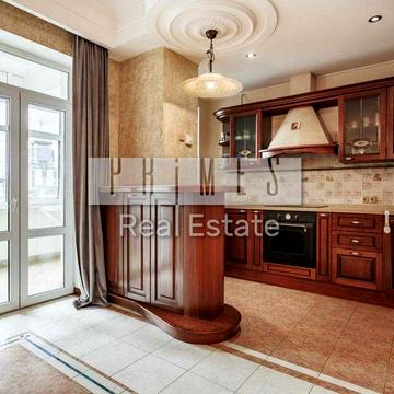 Продажа 3-комнатной квартиры с ремонтом 135 м2  с террасой , улица Кропивницкого 8 ,  Центр , Печерск , Хрещатик , рядом Новопечерские Липки