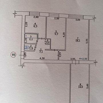 Продаж 3-кімнатної квартири під ремонт