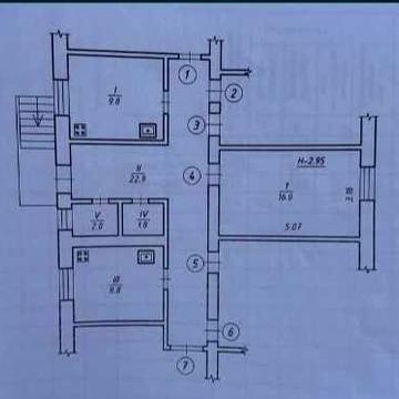 Продаж квартири в общежитії під ремонт в районі спорт.ком.(Барса)