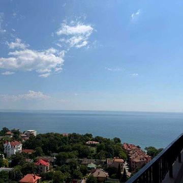 Панорамная квартира с видом на море в ЖК «Посейдон». Дача Ковалевского. 1N28 ЖК Посейдон