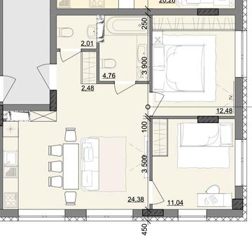 Одесса ,квартира 2х. ком.57кв.м на Сахарова , Акварель 10 ,4эт. ЖК Акварель10