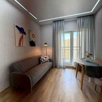 Первая аренда 1к квартиры с гардеробной и террасой 65 Жемчужина Кadorr city