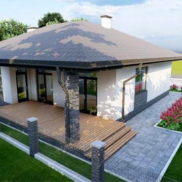 Сучасний 1-Поверховий Будинок 2026 року - затишна локація