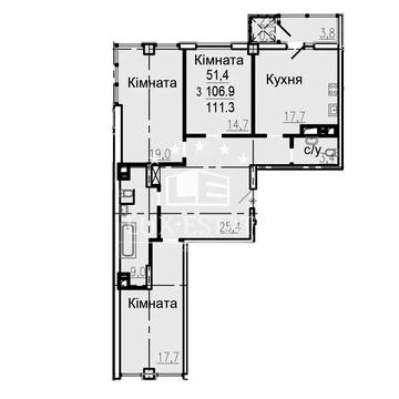 Продажа 3-комнатной квартиры в сердце Шатиловки - ЖК "Авиационный" ЖК Авиационный