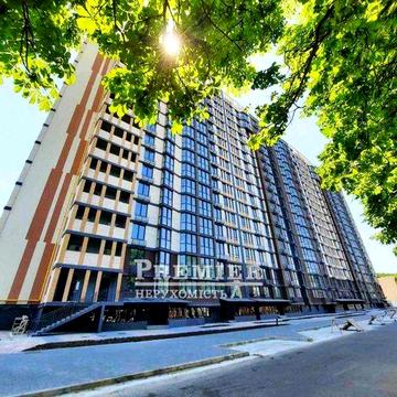 1-кімнатна квартира центр міста новобудова 40 м² закритий двір