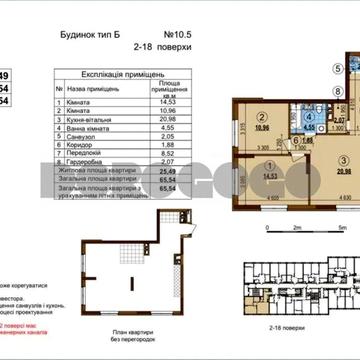 Продам 2к квартиру 66м Варшавський 3 Буд.10.5 Сирець Нивки Виноградарь ЖК Варшавський 3