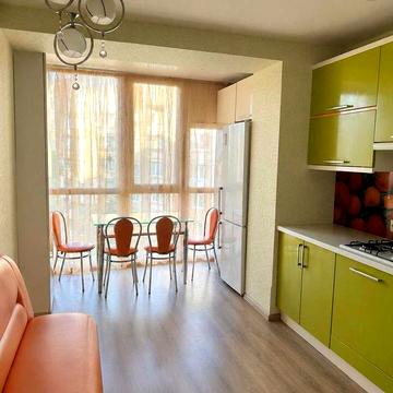 2 кімнатна в новобудові на Масанах, усі меблі і техніка, автономне опалення