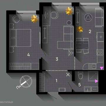 Остання 2к квартира по єОселі для 1 особи | 55 м2 | Зданий будинок | Розтермінування | всі держ програми