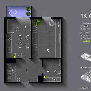 Продаж 1к квартири, ЖК "Manhattan UP" ЖК Manhattan UP