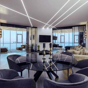 Премиум 3-комнатная квартира 120 м² в Аркадии | Панорамный вид на море | Гагарин Плаза
