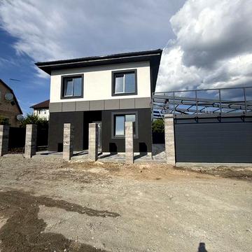 Буча, район Жирафа. Новий будинок 125 м² на 3 сотках землі. Газ, центральні комунікації, 4 спальні, навіс на 2 авто.