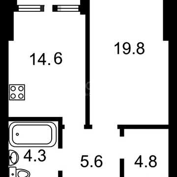 1-кімнатна 53 кв.м, ЖК Манхеттен/Manhattan, 13-поверх, проспект Берестейський 11, Політех, Університет ЖК Manhattan City