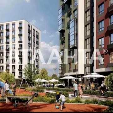 1-кімнатна квартира 39.68 м² у Акварель 10 ул. Сахарова ЖК АКВАРЕЛЬ 10
