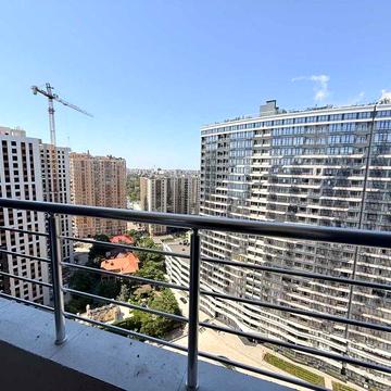 1к квартира в ЖК Атмосфера. Вид во двор. 37,7 кв.м. С лоджией из кухни ЖК Атмосфера