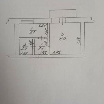 Продам 1 кімнатну квартиру 22,7 м2 + засклений балкон. Ремонт!