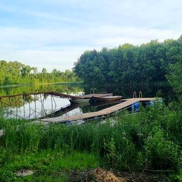 Дача на березі оз.Магістрацьке + баня+ альтанка-барбекю + понтон !