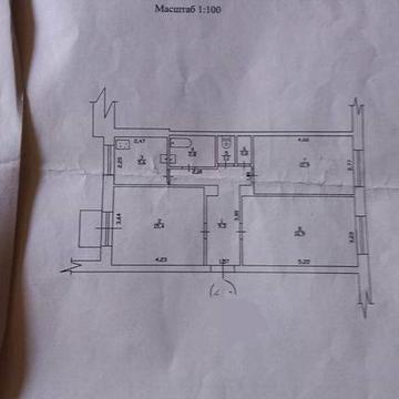 Продам  3 к.кв. 3/5 пр.Героев Харькова 91, сталинка, метро 10 мин., ходьбы