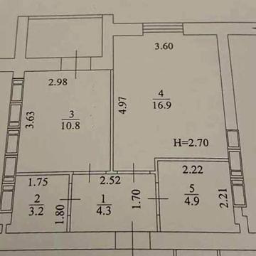 Продам 1 комн. квартиру 42 м2 в новострое ЖК Гидропарк, дом сдан РА ЖК Гидропарк