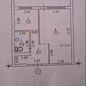 Продаж 1к квартири 38 кв. метро Київська вул. Матюшенка 11 21000