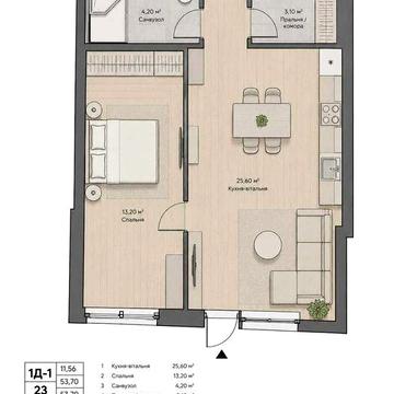 Терміновий продаж 1к видової квартири з двориком ЖК Park Lake City (1.5 Vita) ЖК Park Lake City