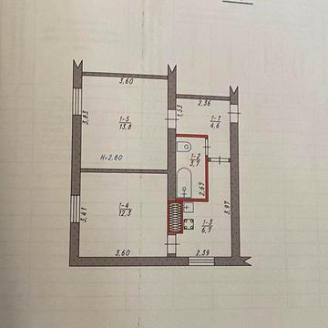 Продаж 2-кімнатної квартири в районі Вокзалу (вул. Сагайдачного)