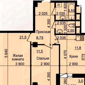 2к. 60.95м2 ЖК Пролicок (Новые дома, Дворец спорта, ЖК Пролисок), RE-136440